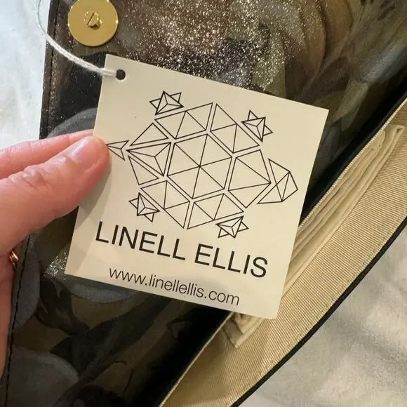 NWT Linell Ellis Florence Envelope Clutch - Picture 5 of 8